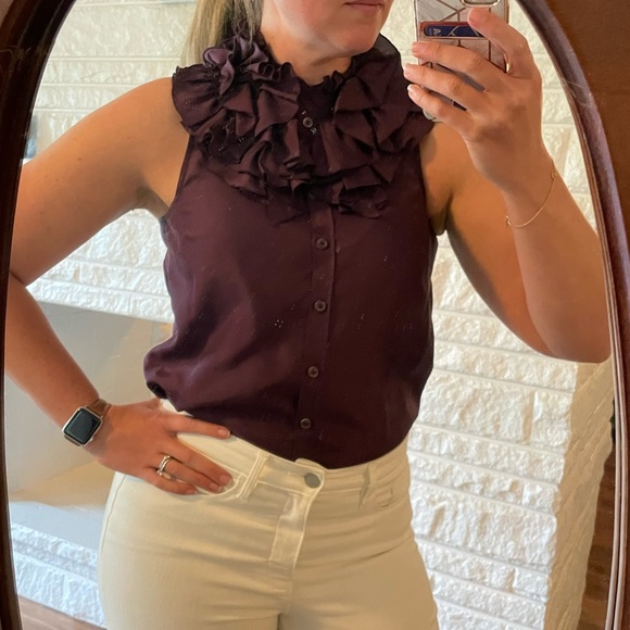 🛍️ J. Crew Kelsey Sleeveless Ruffle Tank - Picture 5 of 9